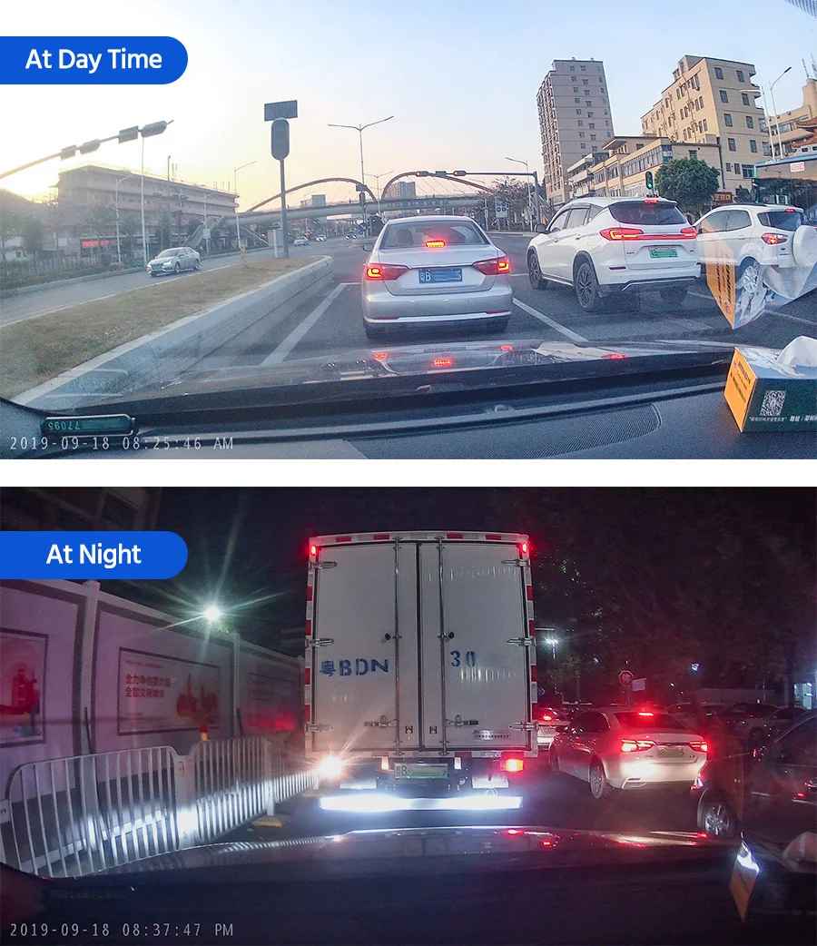 Camara Retrovisor HD - Vista panoramica delantera y trasera / delantera y trasera